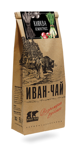 Иван-чай гранулированный с клюквой и лемонграссом (100 г)