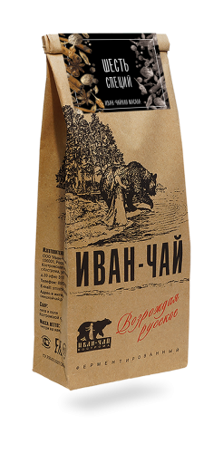Иван-чай гранулированный с кардамоном, корицей, имбирём, гвоздикой, бадьяном, душистым перцем (100 г)