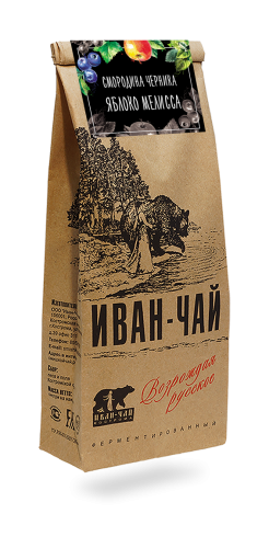 Иван-чай гранулированный с черникой, смородиной, яблоком, мелиссой (100 г)
